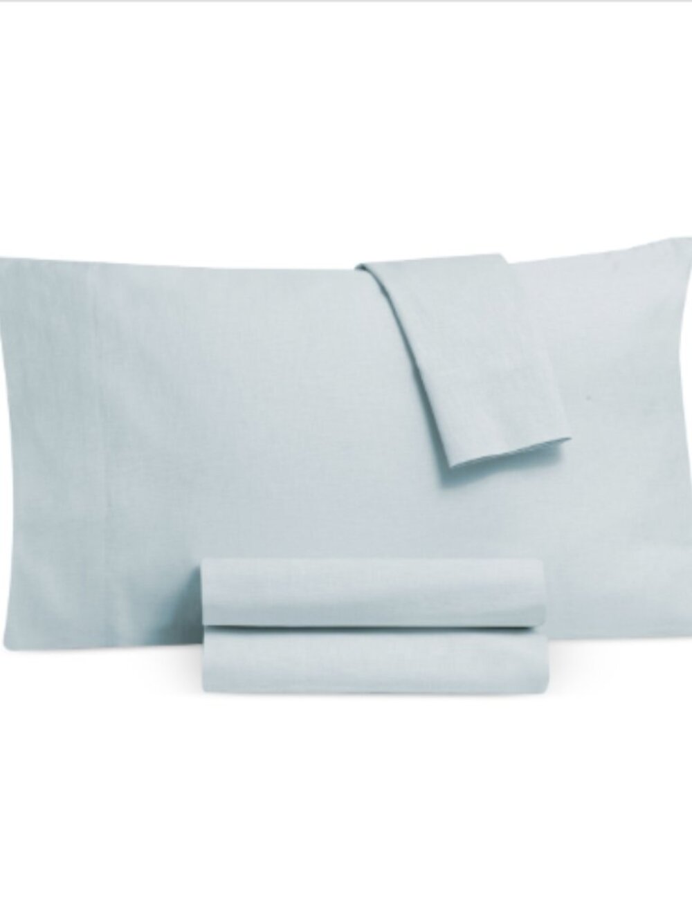 Tranquil Home Smooth Comfort 100% Cotton 4-Pc. Sheet Set, King - Blue